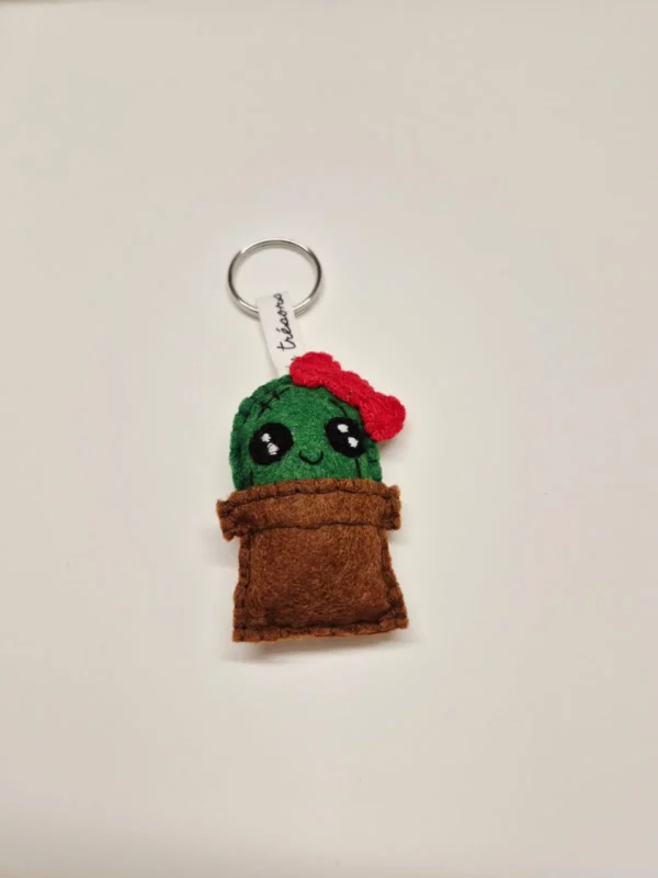 Porte Clef Cactus Kawaii