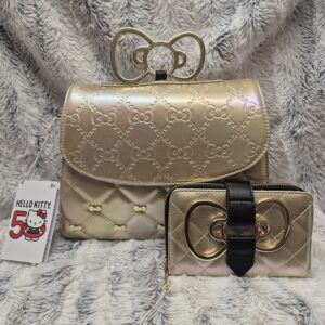 Lot Hello kitty Loungefly doré