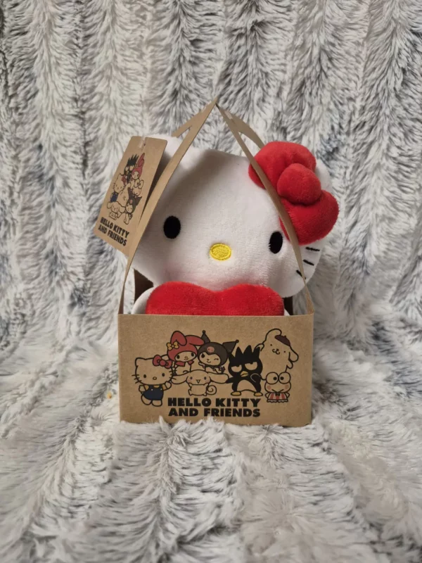 Peluche Hello Kitty coeur – Image 2