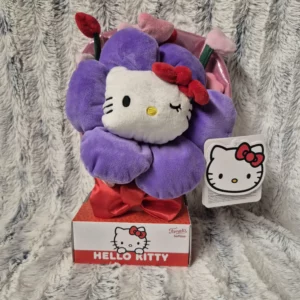 Peluche Hello Kitty - bouquet de fleurs