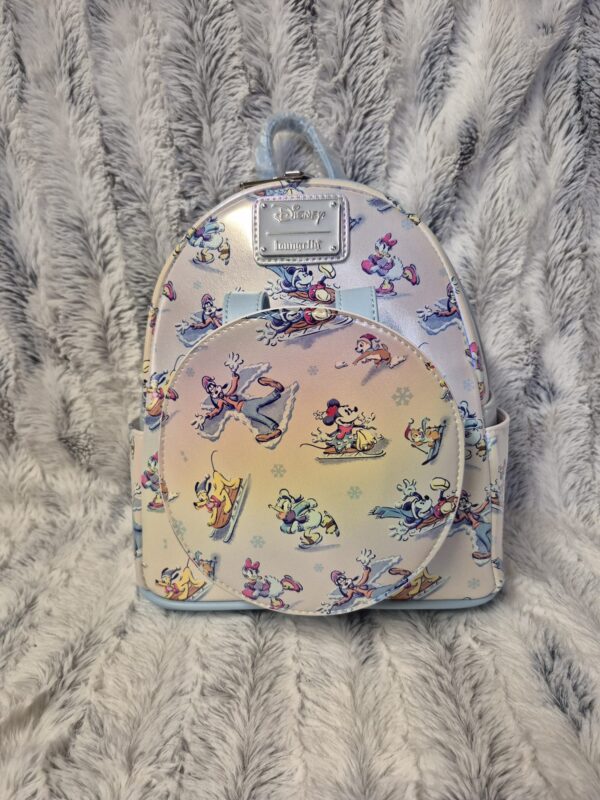 Sac à dos Loungefly - Mickey à la neige + serre tête – Image 4