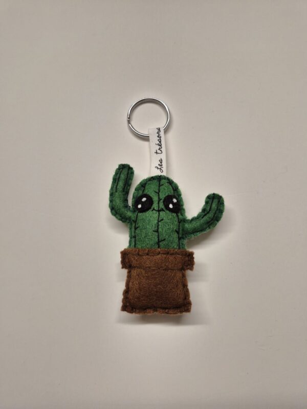 Porte Clef Happy Cactus