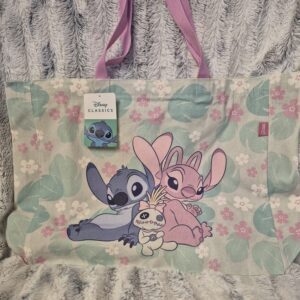 Tote bag + porte monnaie - Stitch et Angel